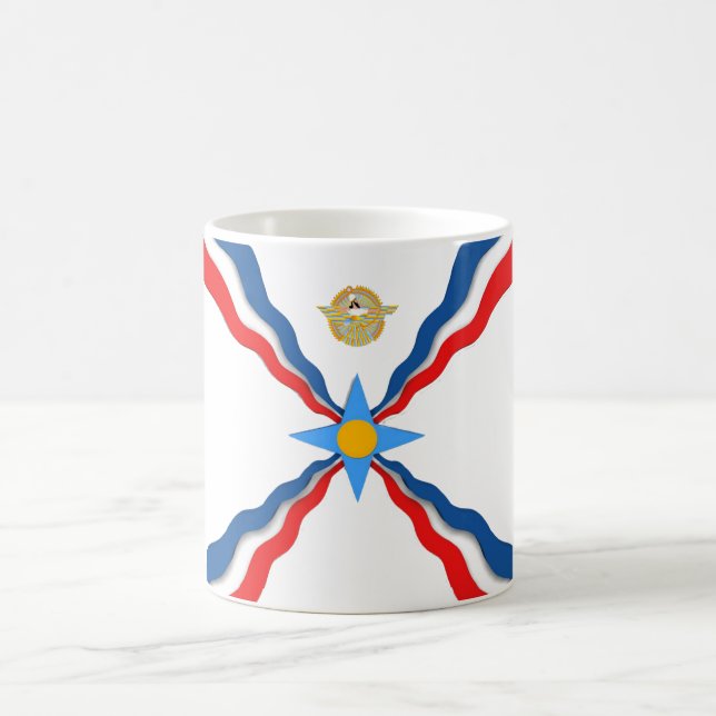 Caneca De Café Bandeira assíria (Centro)