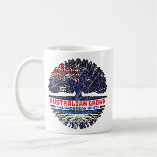 Caneca De Café Bandeira australiana El Salvador Salvadoreana