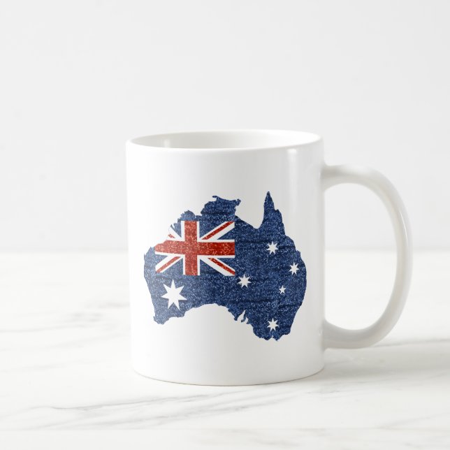 Caneca De Café bandeira australiana sequencial (Direita)