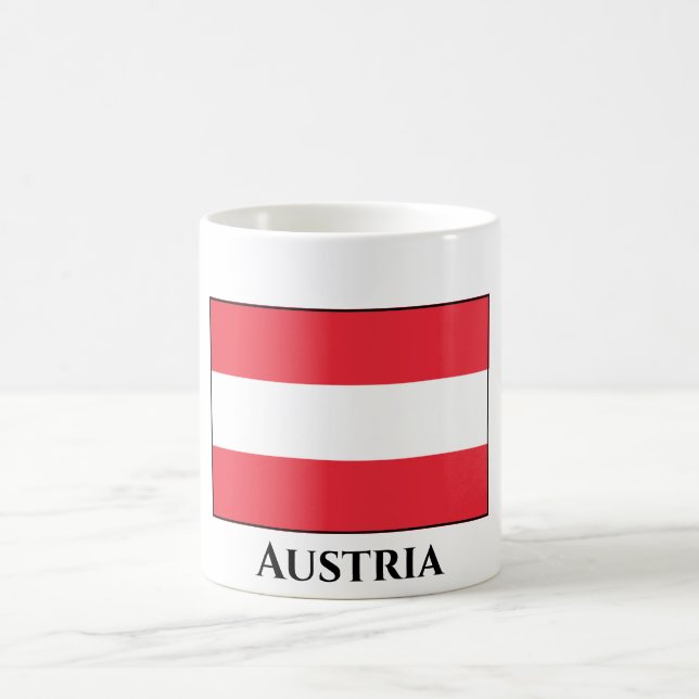 Caneca De Café Bandeira Áustria (Áustria) (Centro)