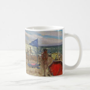 Caneca De Café Bandeira azul e máscara vermelha Montalivet do so