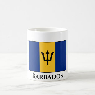 Caneca De Café Bandeira Barbados