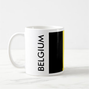 CANECA DE CAFÉ BANDEIRA BÉLGICA