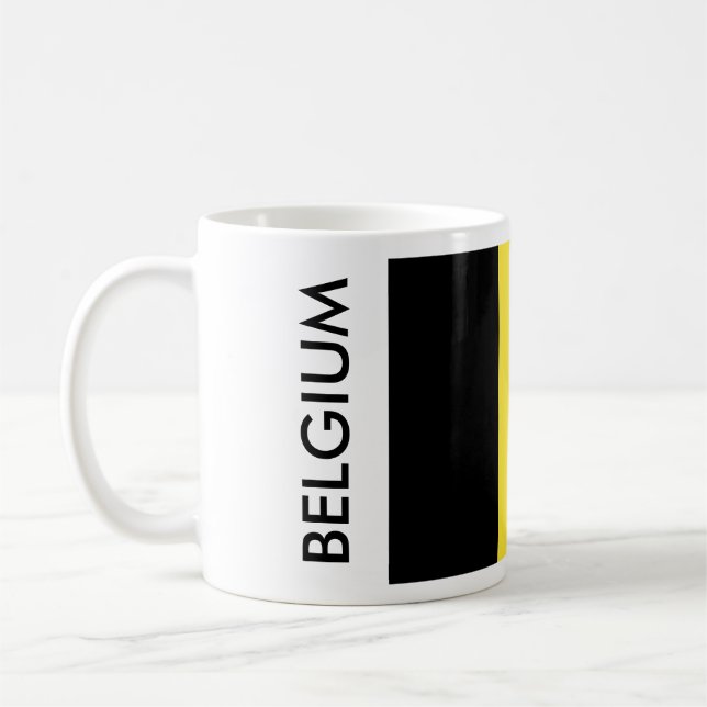 CANECA DE CAFÉ BANDEIRA BÉLGICA (Esquerda)