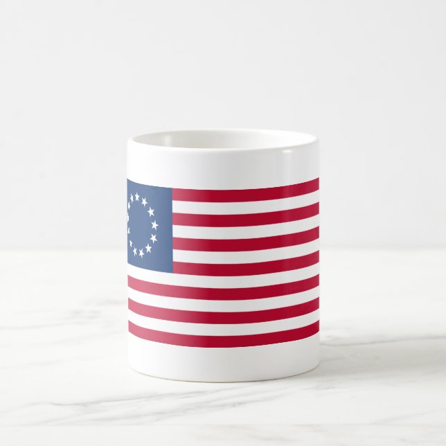 Caneca De Café Bandeira Betsy Ross (Centro)