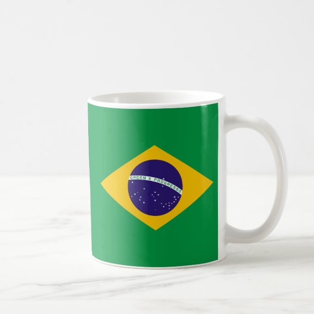 Caneca De Café bandeira brasileira (Direita)