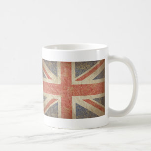 Caneca De Café Bandeira britânica afligida