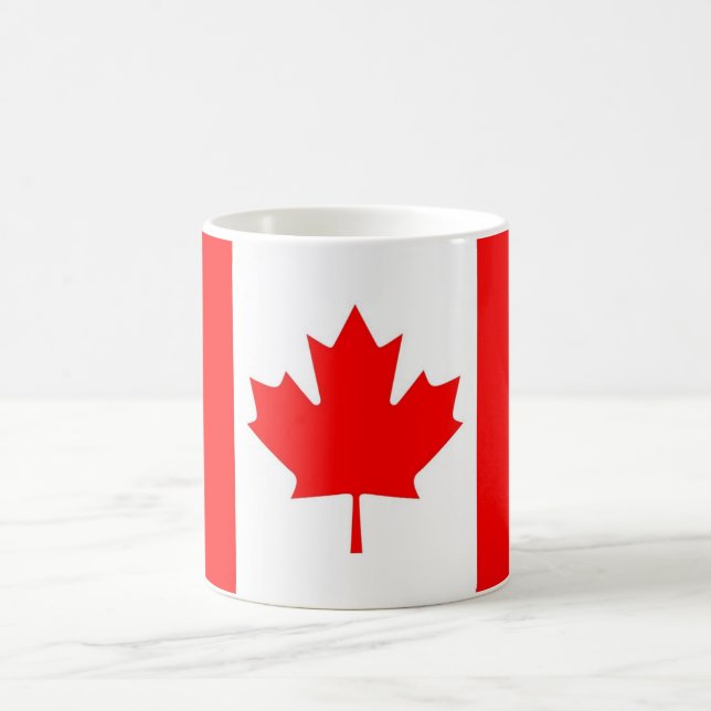 Caneca De Café bandeira canadense (Centro)