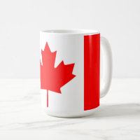 Bandeira Canadense Red Maple Leaf Patriotic