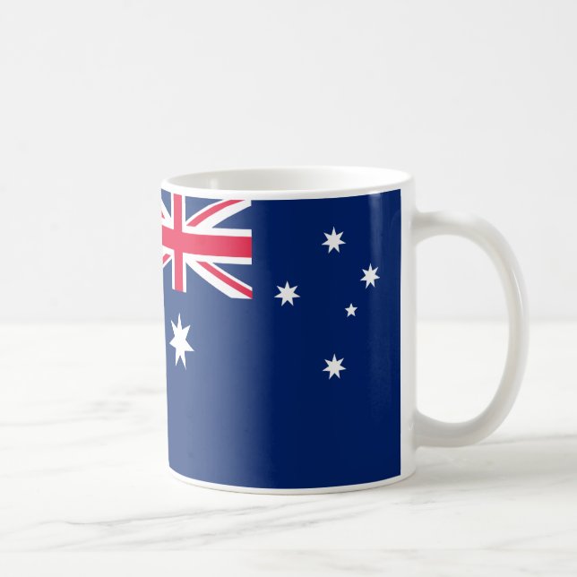 Caneca De Café Bandeira Cerâmica, Austrália (Direita)