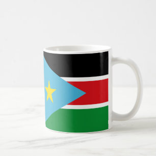 Caneca De Café Bandeira Cerâmica Café Mug do Sudão do Sul