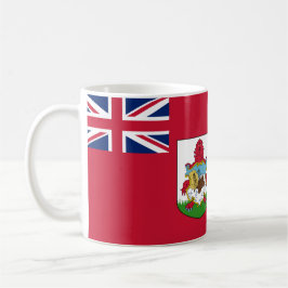 Caneca De Café Bandeira Cerâmica das Bermudas