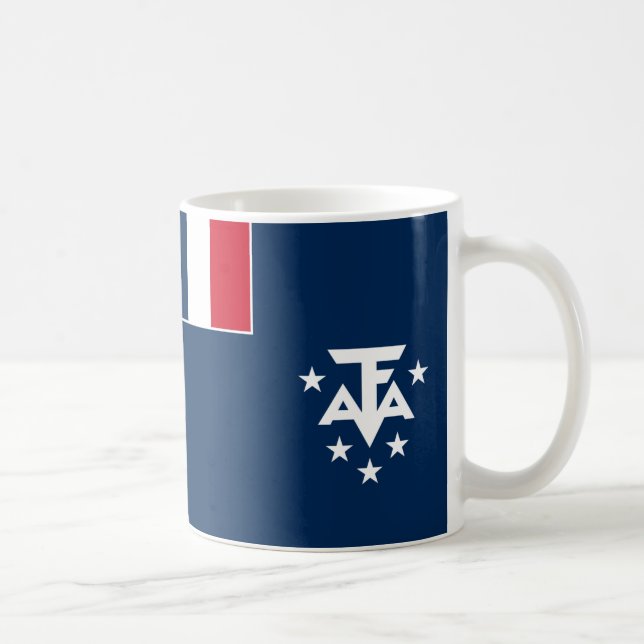 Caneca De Café Bandeira Cerâmica das Terras Austrais e Antárticas (Direita)