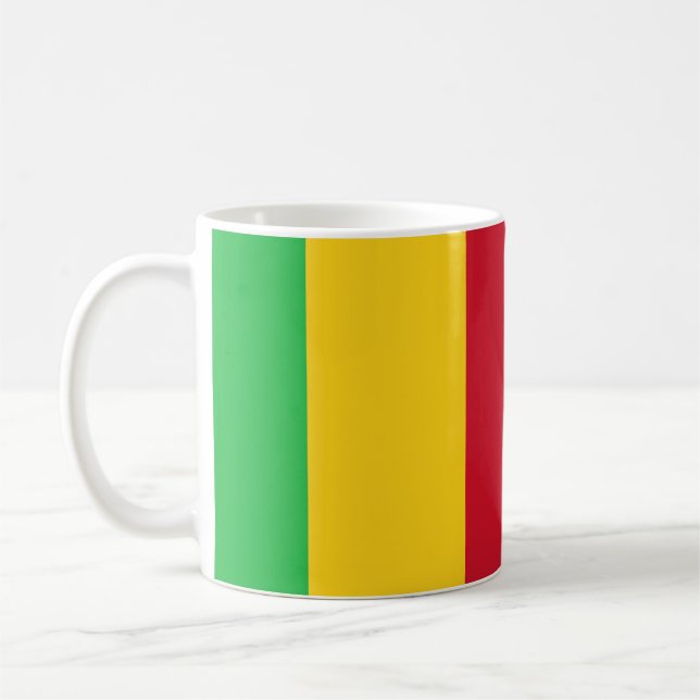 Caneca De Café Bandeira Cerâmica do Mali (Esquerda)