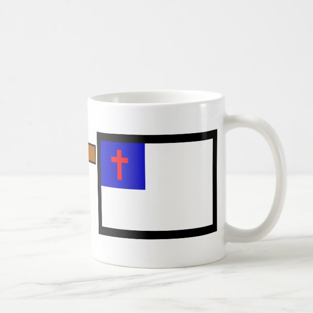 Caneca De Café Bandeira cristã (Direita)