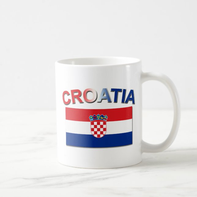 Caneca De Café Bandeira croata 2 (Direita)