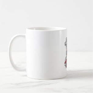 Caneca De Café Bandeira Cruz da Papoula Memorial Vetor de Gravura