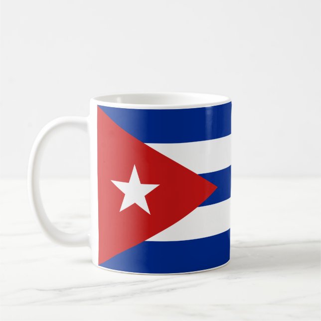 Caneca De Café Bandeira Cuba (Esquerda)