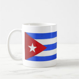 Caneca De Café Bandeira Cubana e nome do hino nacional Café / Tea