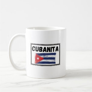 Caneca De Café Bandeira Cubanita