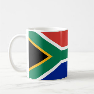 Caneca De Café Bandeira da África do Sul