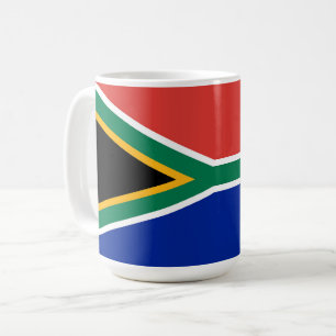 Caneca De Café Bandeira da África do Sul