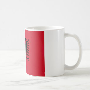 Caneca De Café Bandeira da Albânia