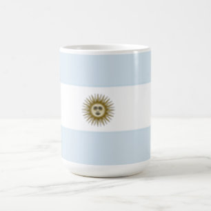 Caneca De Café Bandeira da Argentina