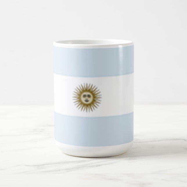 Caneca De Café Bandeira da Argentina (Centro)