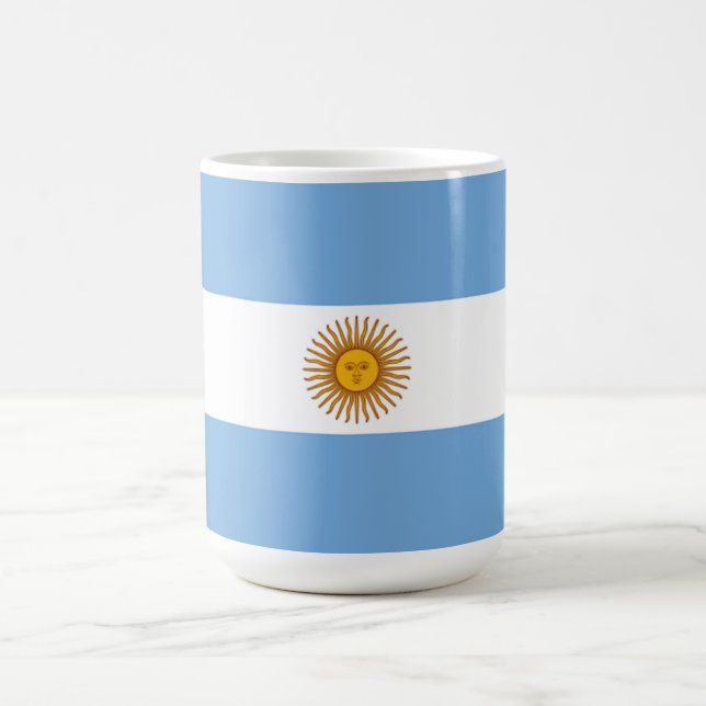 Caneca De Café Bandeira da Argentina (Centro)