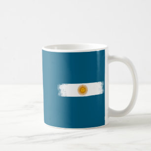Caneca De Café Bandeira da Argentina Orgulho Nacional Gráfico Srt