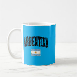 Caneca De Café Bandeira da Argentina Presente da Argentina Heranç