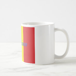 Caneca De Café Bandeira da Bélgica