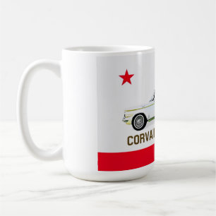 Caneca De Café Bandeira da Califórnia Corvair Hoodie convertível