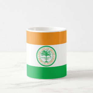Caneca De Café Bandeira da cidade de Miami (Flórida)