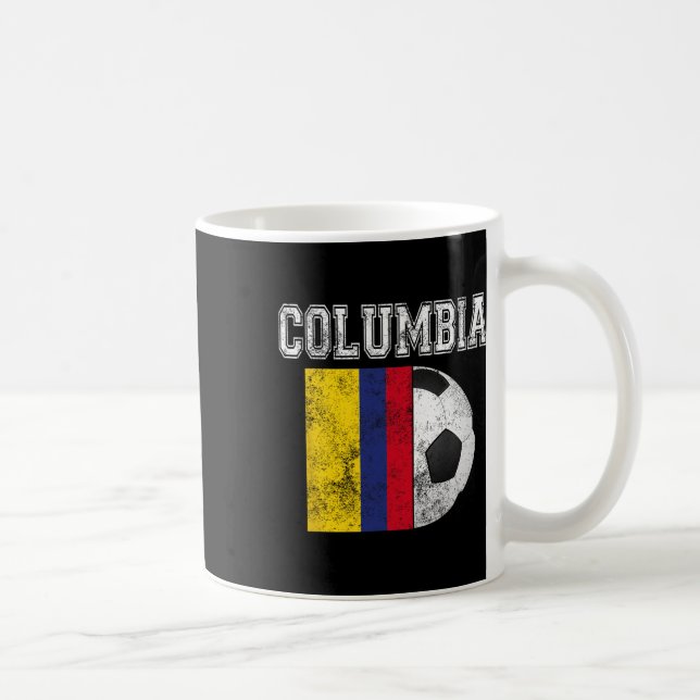 Caneca De Café Bandeira da Colômbia - Futebol  (Direita)