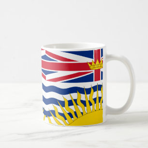 Caneca De Café Bandeira da Colúmbia Britânica Mug