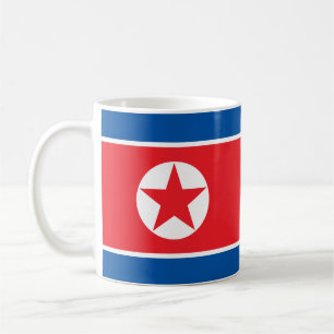 Caneca De Café Bandeira da Coreia do Norte