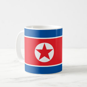 Caneca De Café Bandeira da Coreia do Norte (RPDC)