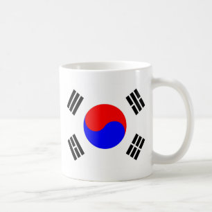 Caneca De Café Bandeira da Coreia do Sul