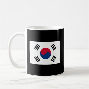Caneca De Café Bandeira Da Coreia Do Sul Com Cores Nacionais Core