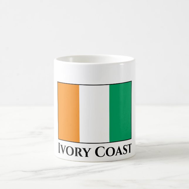 Caneca De Café Bandeira da Costa do Marfim (Centro)