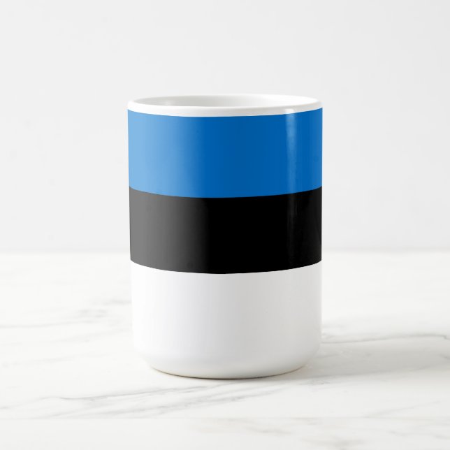Caneca De Café Bandeira da Estônia (Centro)