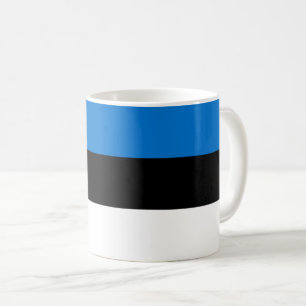 Caneca De Café Bandeira da Estônia