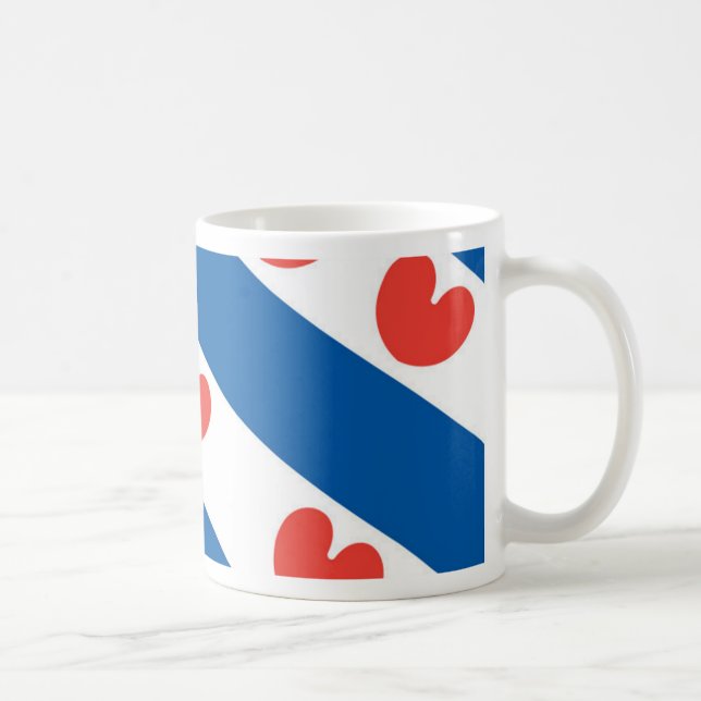 Caneca De Café Bandeira da Frísia (Direita)