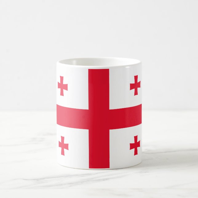 Caneca De Café Bandeira da Geórgia (Centro)