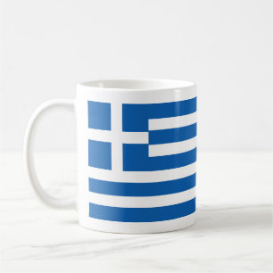 Caneca De Café Bandeira da Grécia