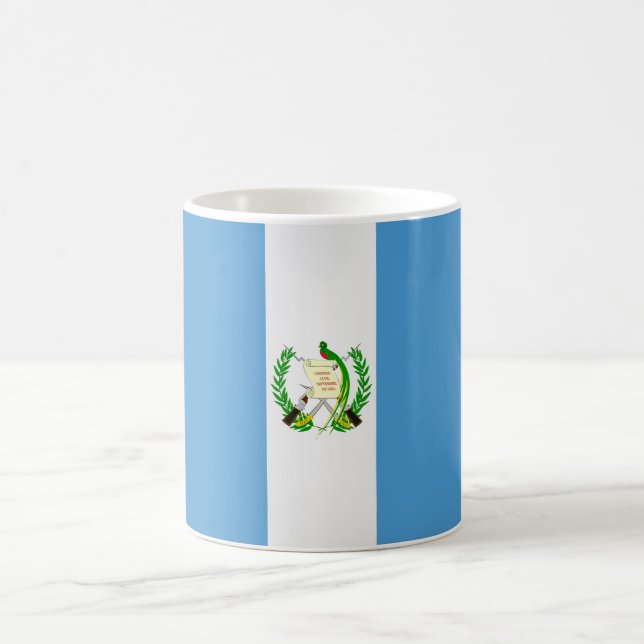 Caneca De Café Bandeira da Guatemala Legal (Centro)