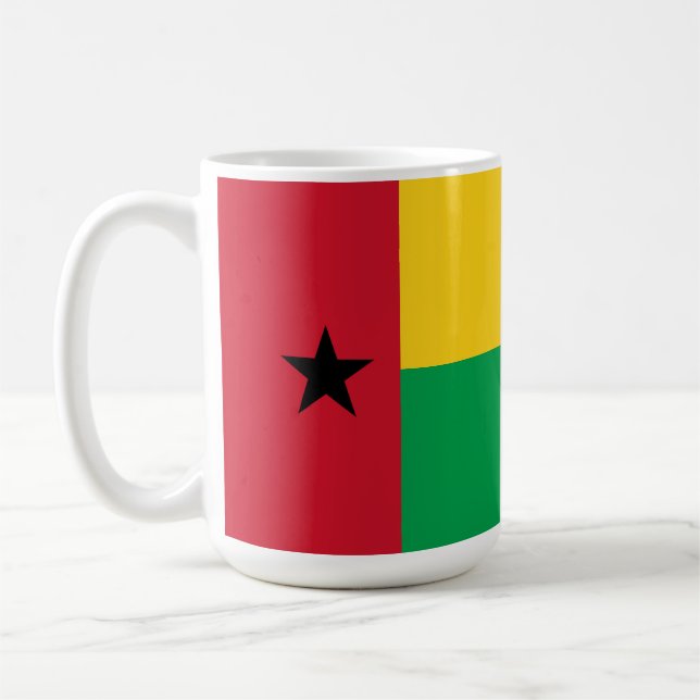 Caneca De Café Bandeira da Guiné-Bissau (Esquerda)