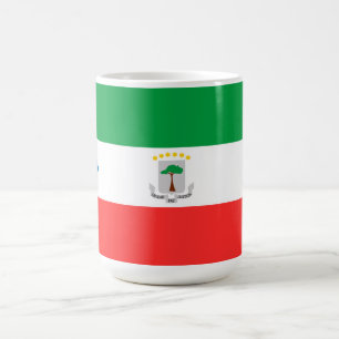 Caneca De Café Bandeira da Guiné Equatorial